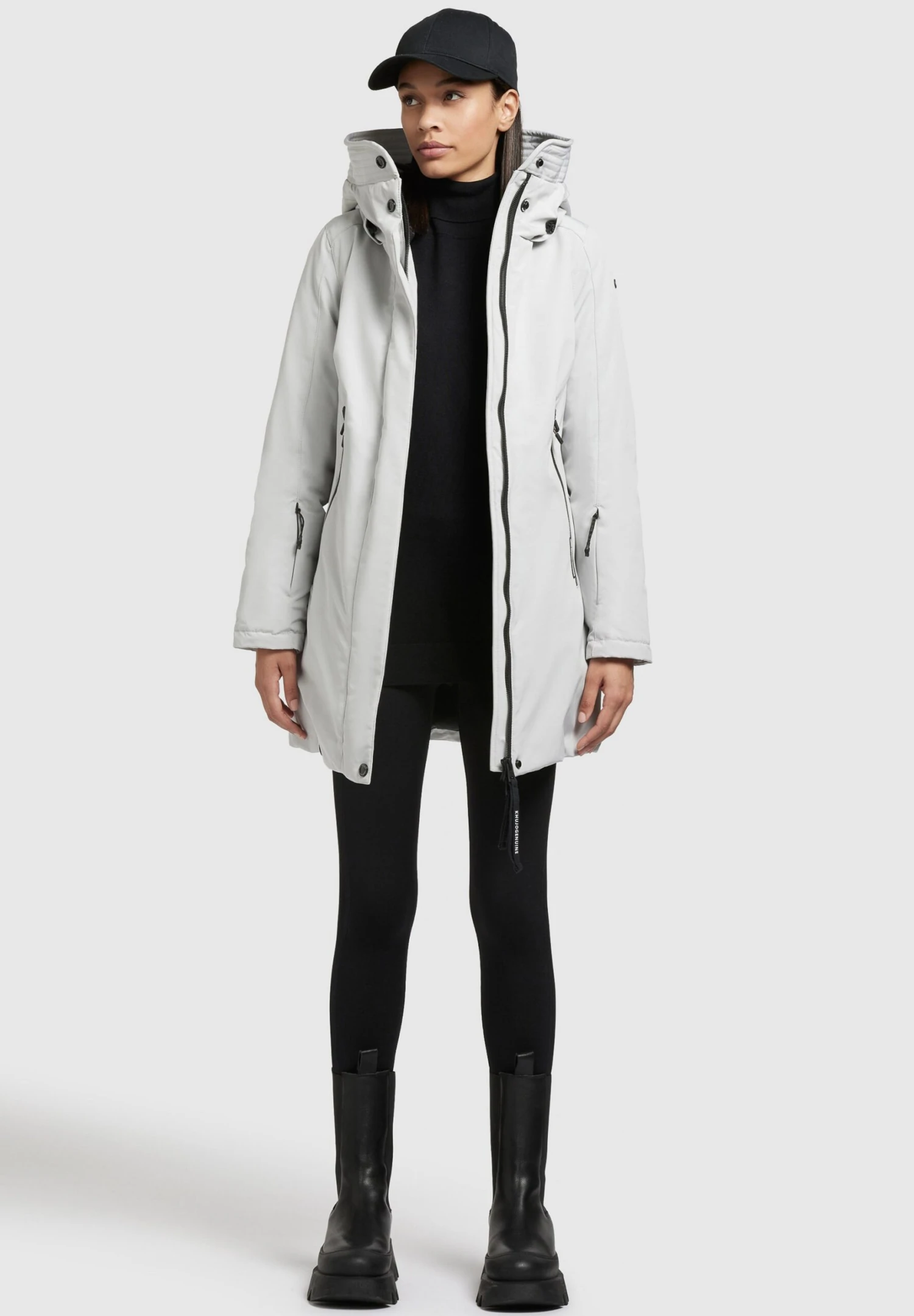 Khujo Viona3Cappotto InvernaleHellgrau Donna Cappotti KH121U15A-C11 2 Khujo Viona3Cappotto InvernaleHellgrau Donna Cappotti KH121U15A-C11 - immagine 2