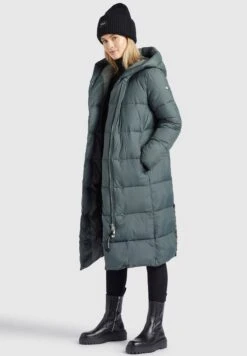 Khujo VaresCappotto InvernaleGraugrün Donna Cappotti KH121U12Q-M11 -Khujo Negozio di alimentari b26057ffd2b04f5dbfcf12a071f9123b