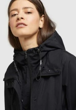 Khujo FelinaImpermeabileSchwarz Donna Giacche E Blazer KH121U12Z-Q11 -Khujo Negozio di alimentari b2b4387c4f514b72b5c9e9ca7695741e