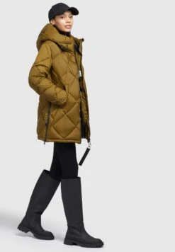 Khujo ZalonaCappotto InvernaleOliv Donna Cappotti KH121U1C5-N11 -Khujo Negozio di alimentari b2d356a897fe4f49b95445617608325e