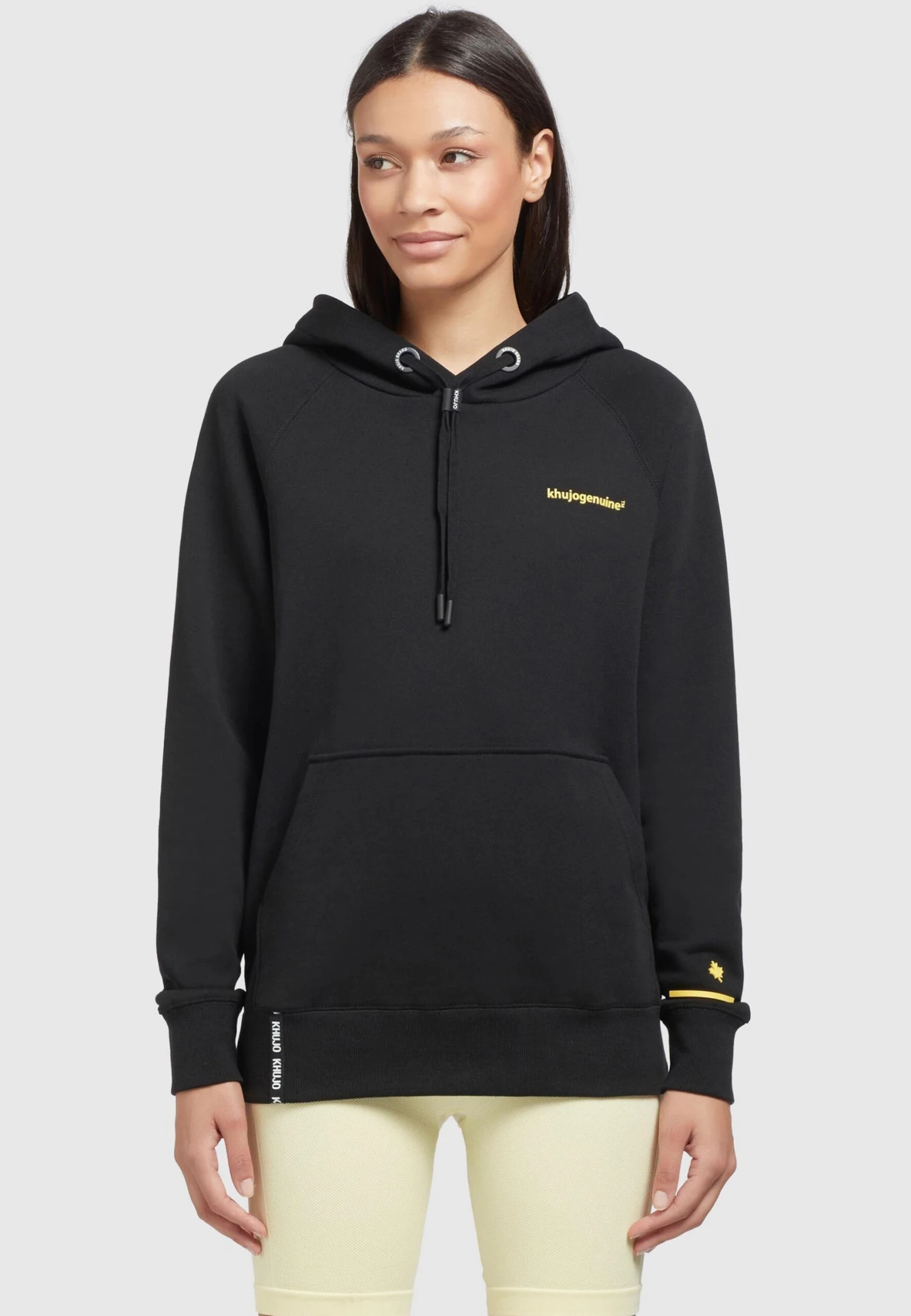 Khujo Odette - Felpa Con Cappuccio - Schwarz 1 Khujo Odette - Felpa Con Cappuccio - Schwarz