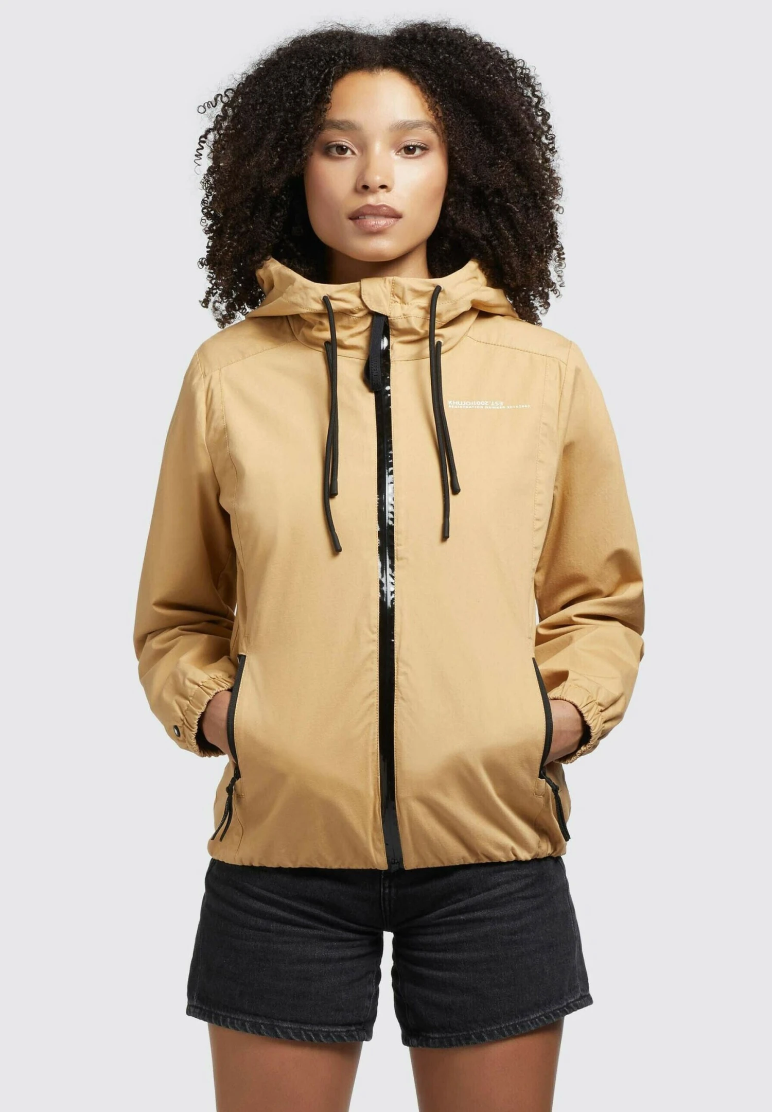 Khujo Rolava2Giacca Da Mezza StagioneCurry Donna Giacche E Blazer KH121G0E9-E11 1 Khujo Rolava2Giacca Da Mezza StagioneCurry Donna Giacche E Blazer KH121G0E9-E11