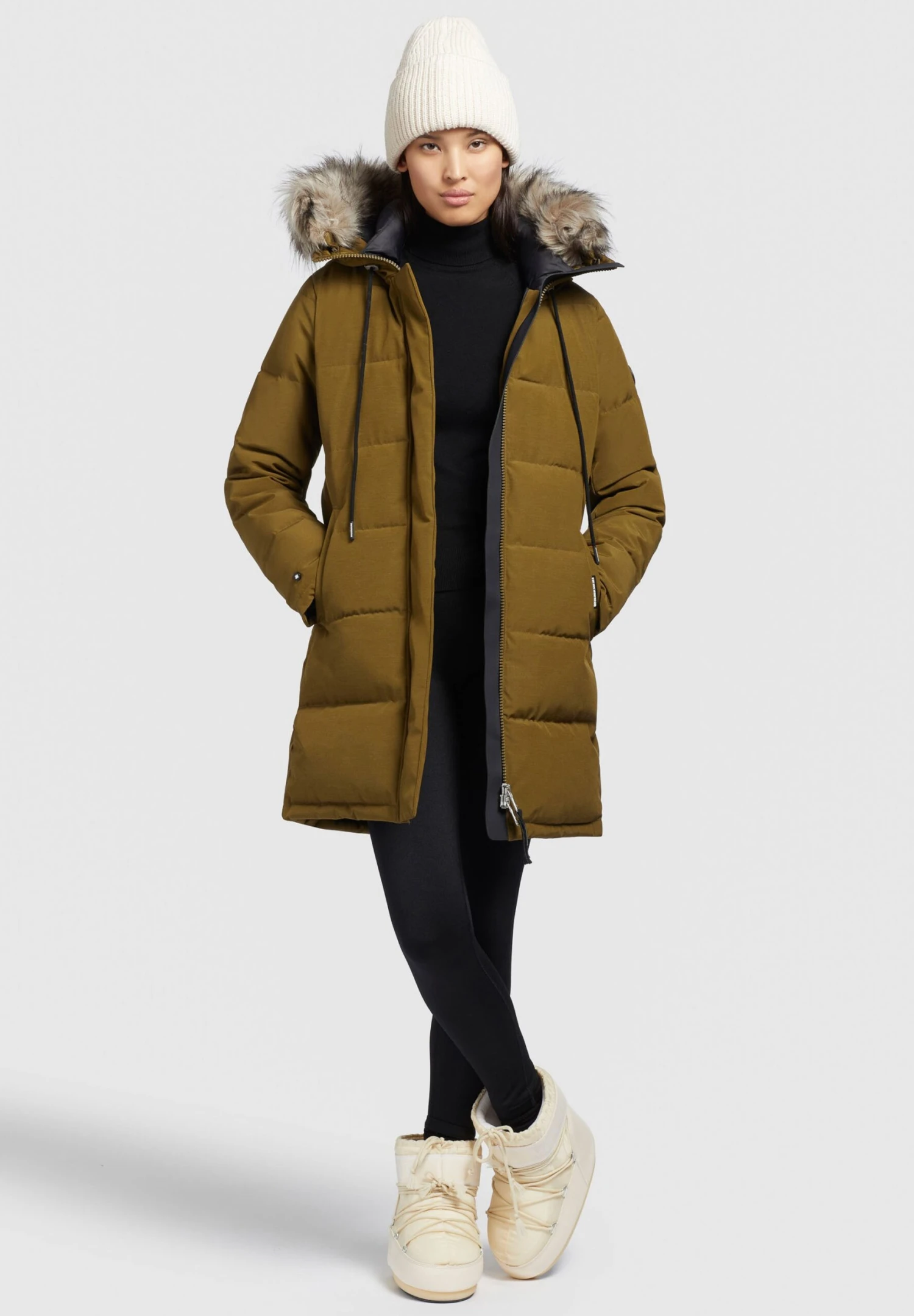 Khujo Tilda Cappotto InvernaleOliv Donna Cappotti KH121U1BH-N11 2 Khujo Tilda Cappotto InvernaleOliv Donna Cappotti KH121U1BH-N11 - immagine 2