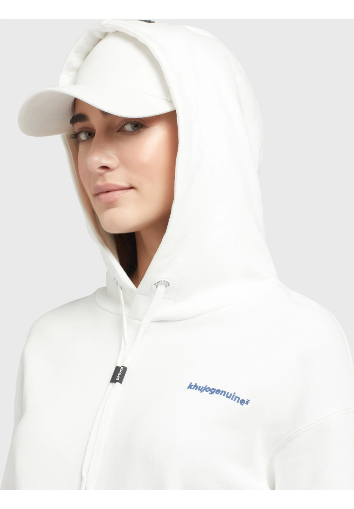 Khujo DaliaFelpa Con CappuccioNaturweiß Donna Felpe KH121J078-A11 6 Khujo DaliaFelpa Con CappuccioNaturweiß Donna Felpe KH121J078-A11 - immagine 6