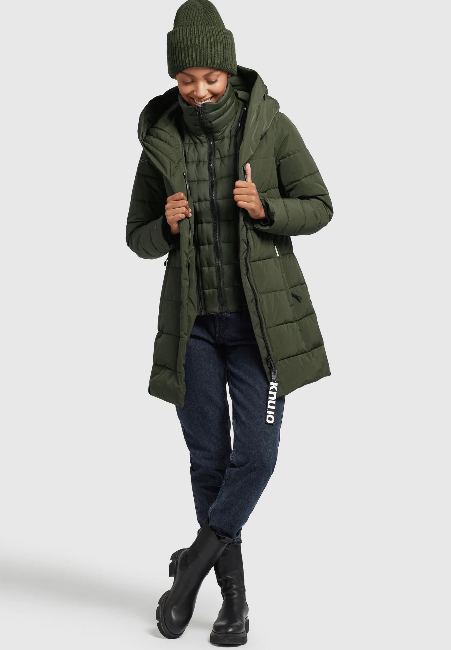 Khujo FloytCappotto InvernaleOliv Donna Cappotti KH121U14F-N11 6 Khujo FloytCappotto InvernaleOliv Donna Cappotti KH121U14F-N11 - immagine 6