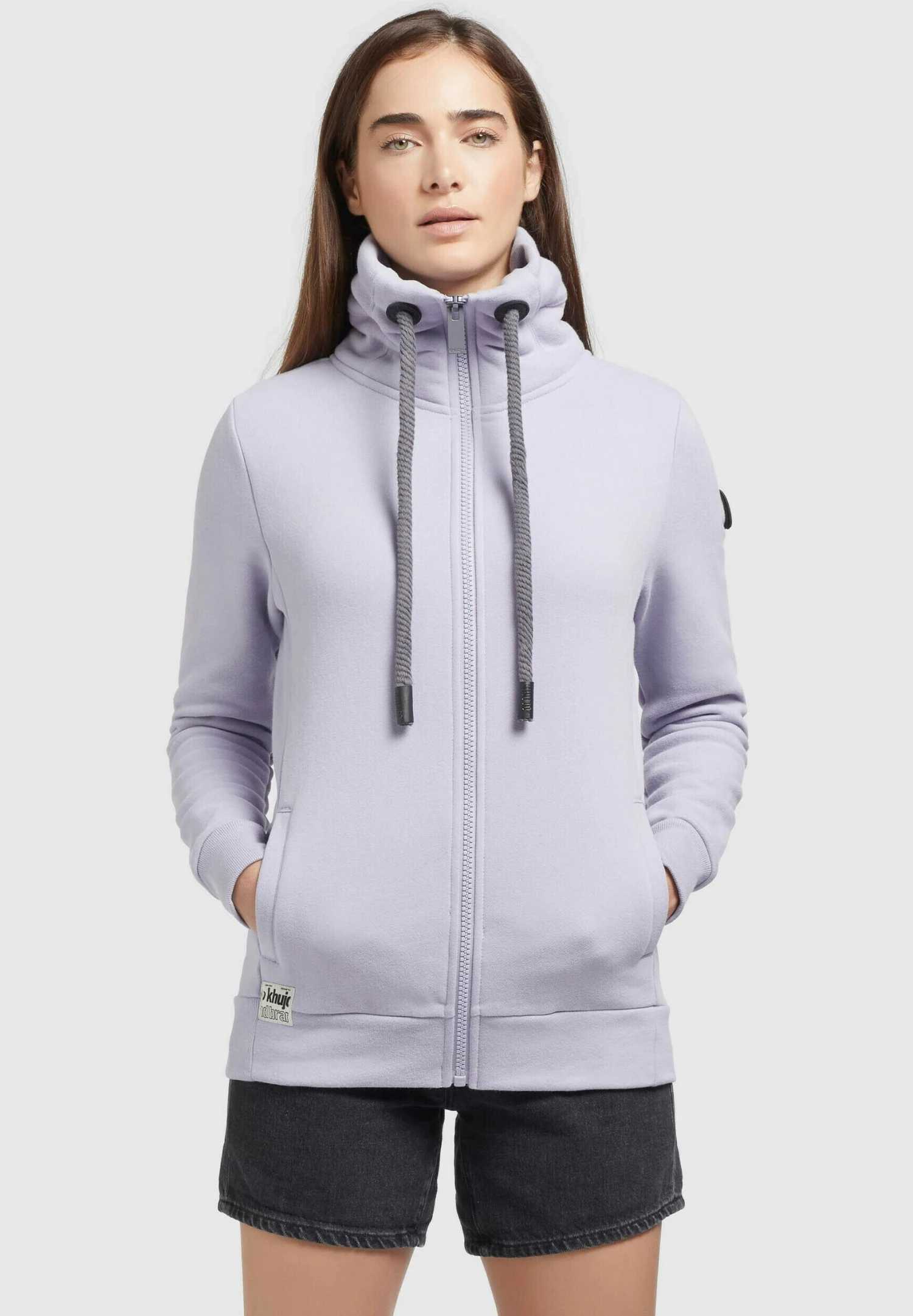 Khujo TostaFelpa Con ZipFlieder Donna Felpe KH121J07B-I11 1 Khujo TostaFelpa Con ZipFlieder Donna Felpe KH121J07B-I11