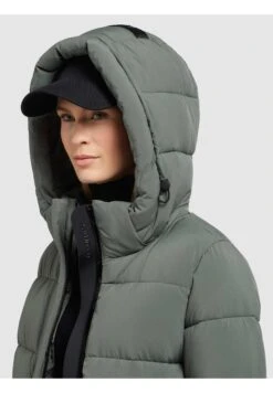 Khujo Saima MattCappotto InvernaleOlivgrau Donna Cappotti KH121U19Z-N11 -Khujo Negozio di alimentari c1f8daba2dc4483ea757571f04b75d7f