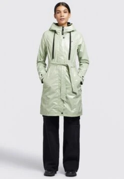 Khujo Alecia - Trench - Blassgrün -Khujo Negozio di alimentari c247bc72ec2d470eabe96a7cad40a4e3