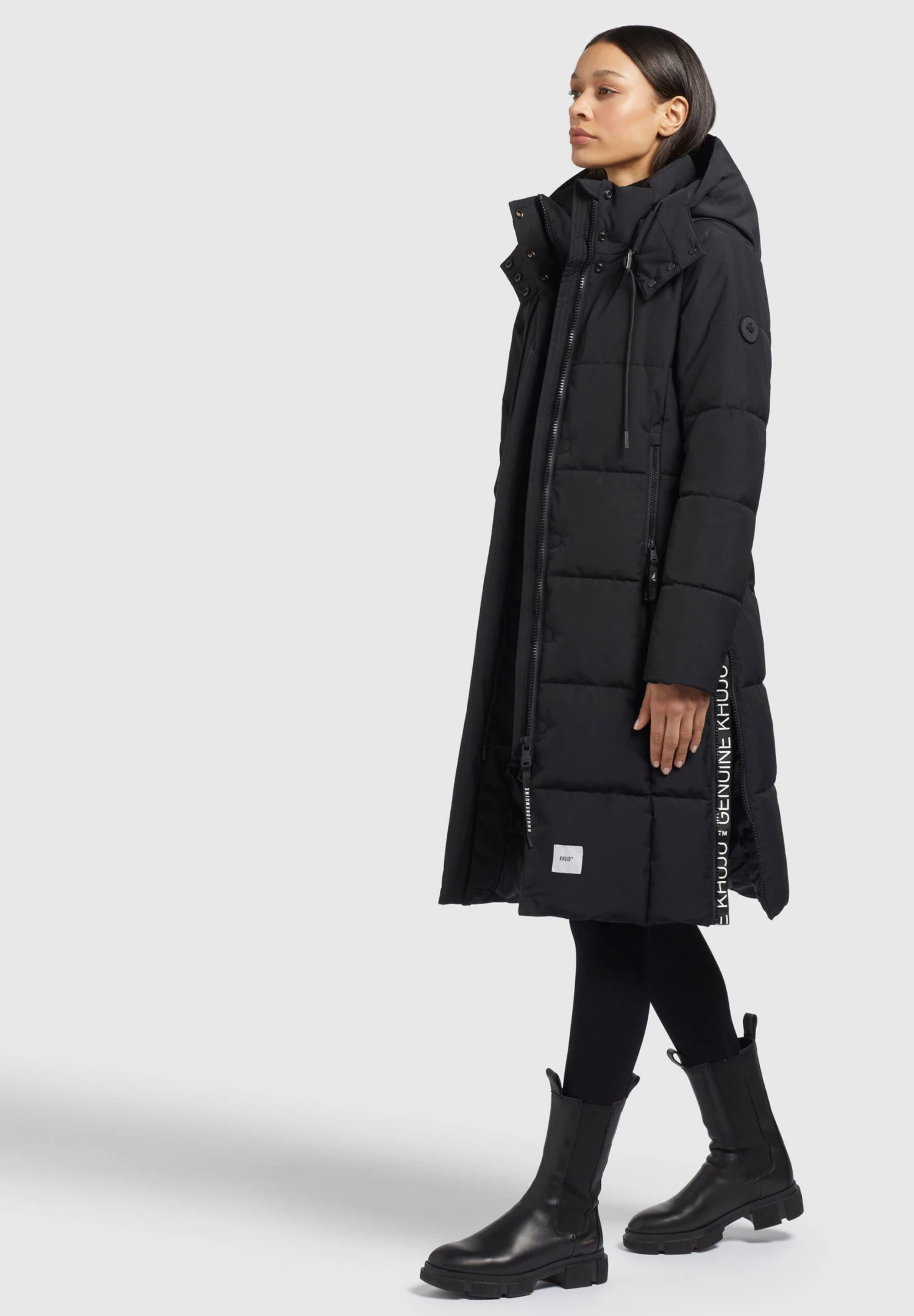 Khujo ViolaCappotto InvernaleSchwarz Donna Cappotti KH121U1AL-Q11 7 Khujo ViolaCappotto InvernaleSchwarz Donna Cappotti KH121U1AL-Q11 - immagine 7