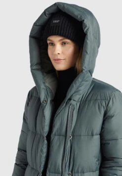 Khujo VaresCappotto InvernaleGraugrün Donna Cappotti KH121U12Q-M11 -Khujo Negozio di alimentari c8ca6f17cbf84f76b9c01a9d5a6482de
