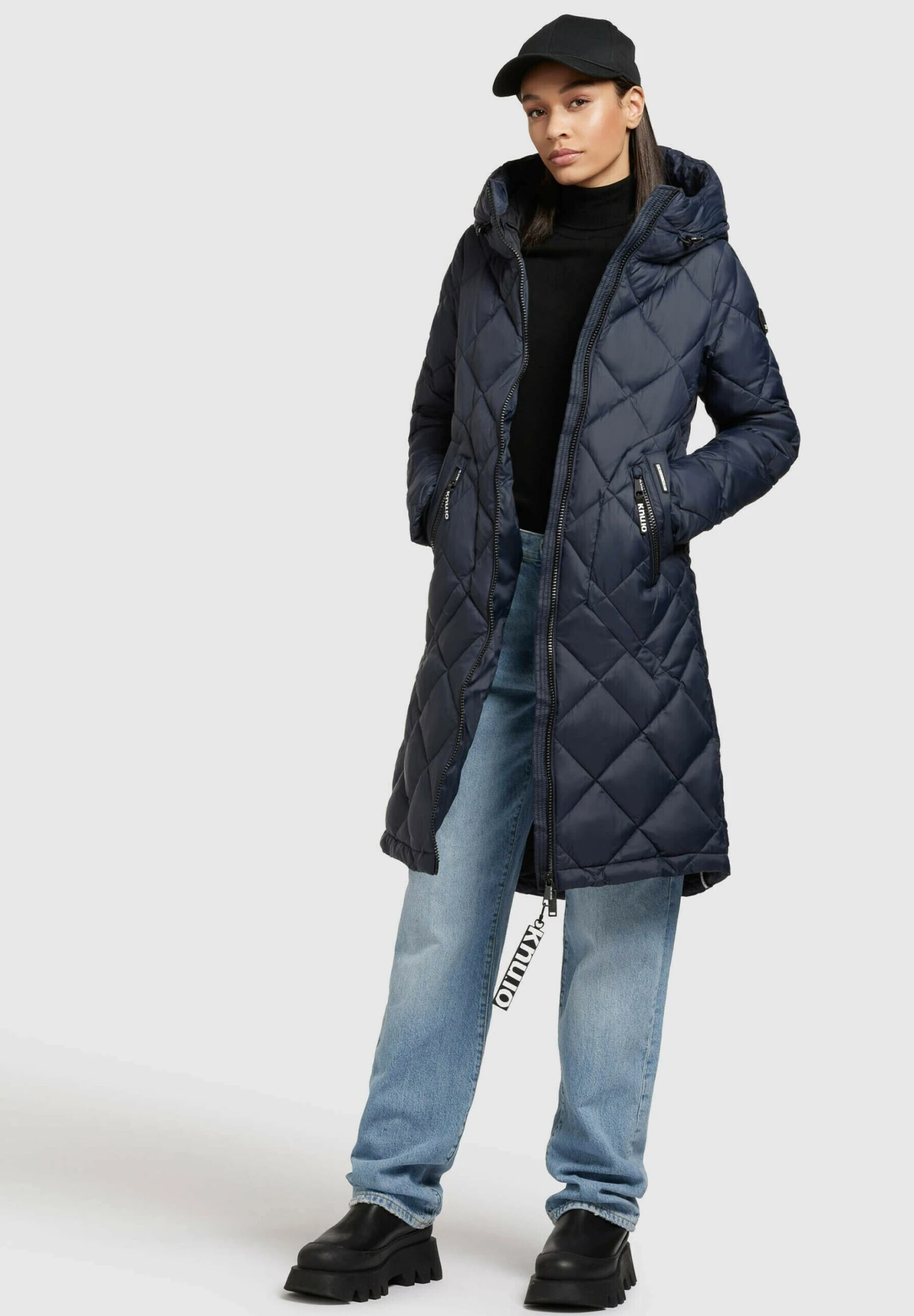 Khujo ZaritaCappotto InvernaleDunkelblau Donna Cappotti KH121U150-K11 4 Khujo ZaritaCappotto InvernaleDunkelblau Donna Cappotti KH121U150-K11 - immagine 4