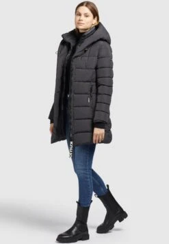 Khujo StexCappotto InvernaleDunkelgrau Donna Cappotti KH121U1BW-C11 -Khujo Negozio di alimentari c985edf6f8d34e759c0aeab732b40b56
