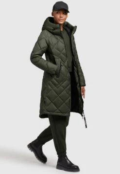 Khujo ZaritaCappotto InvernaleDunkelgrün Donna Cappotti KH121U150-M11 -Khujo Negozio di alimentari c9861943f6c045738c77a4dabaa80d48