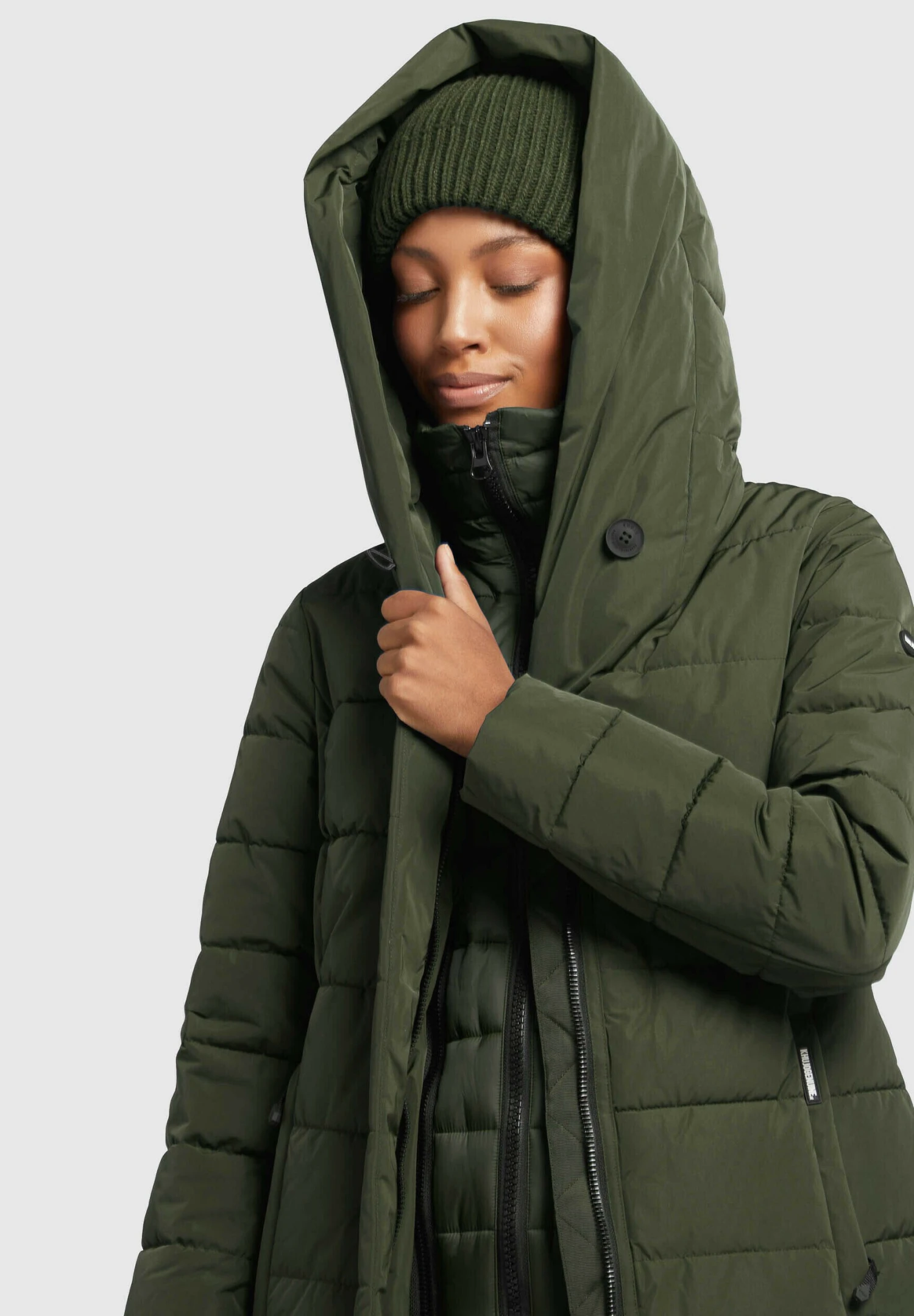 Khujo FloytCappotto InvernaleOliv Donna Cappotti KH121U14F-N11 5 Khujo FloytCappotto InvernaleOliv Donna Cappotti KH121U14F-N11 - immagine 5