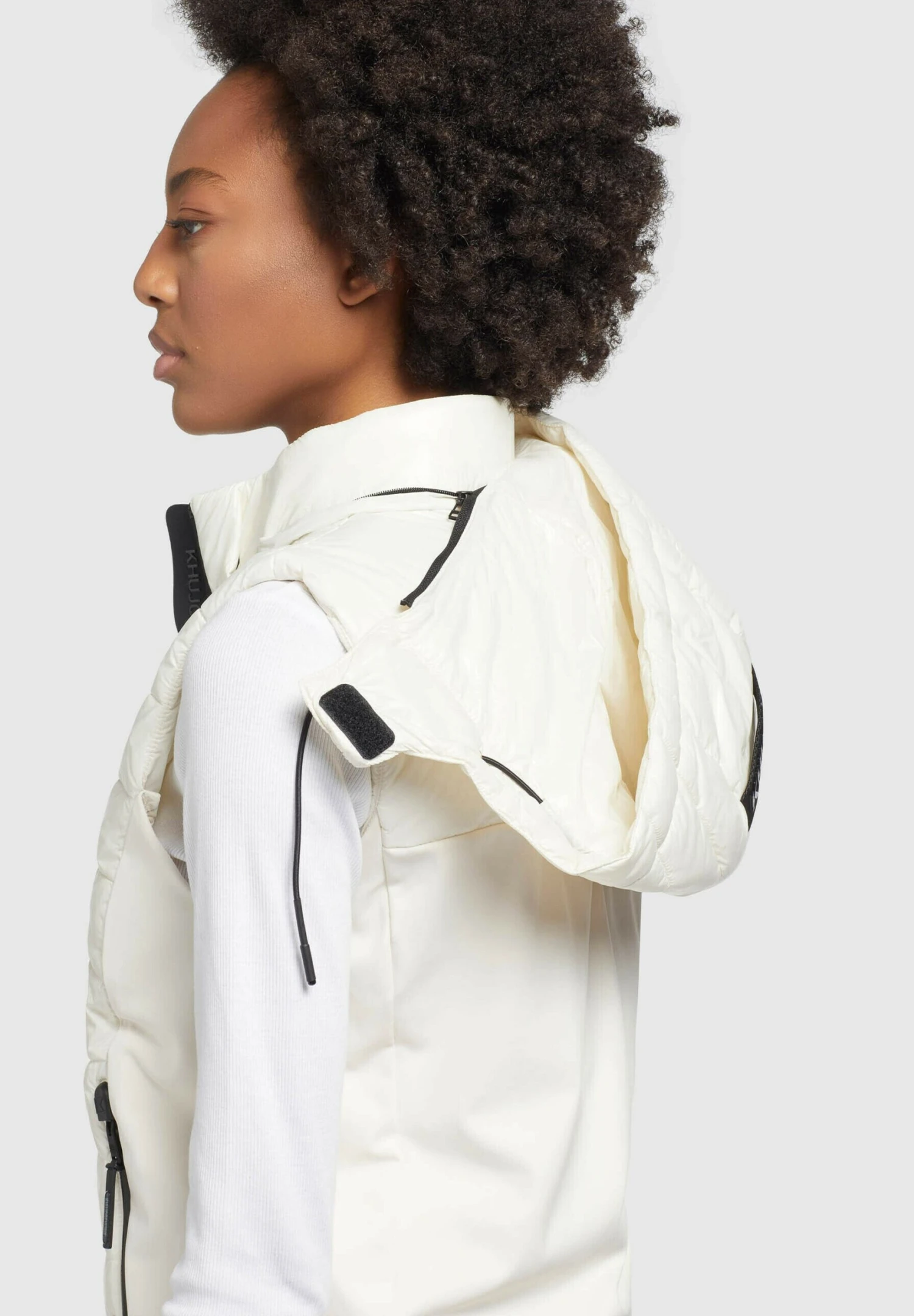 Khujo Fabia Shiny - Smanicato - Weiß 6 Khujo Fabia Shiny - Smanicato - Weiß - immagine 6