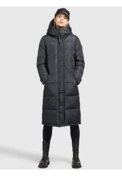 Khujo DakotaCappotto InvernaleDunkelblau Gemustert Donna Cappotti KH121U14X-K11 -Khujo Negozio di alimentari ce0d6f696b7c41e1a51188900679a8e8