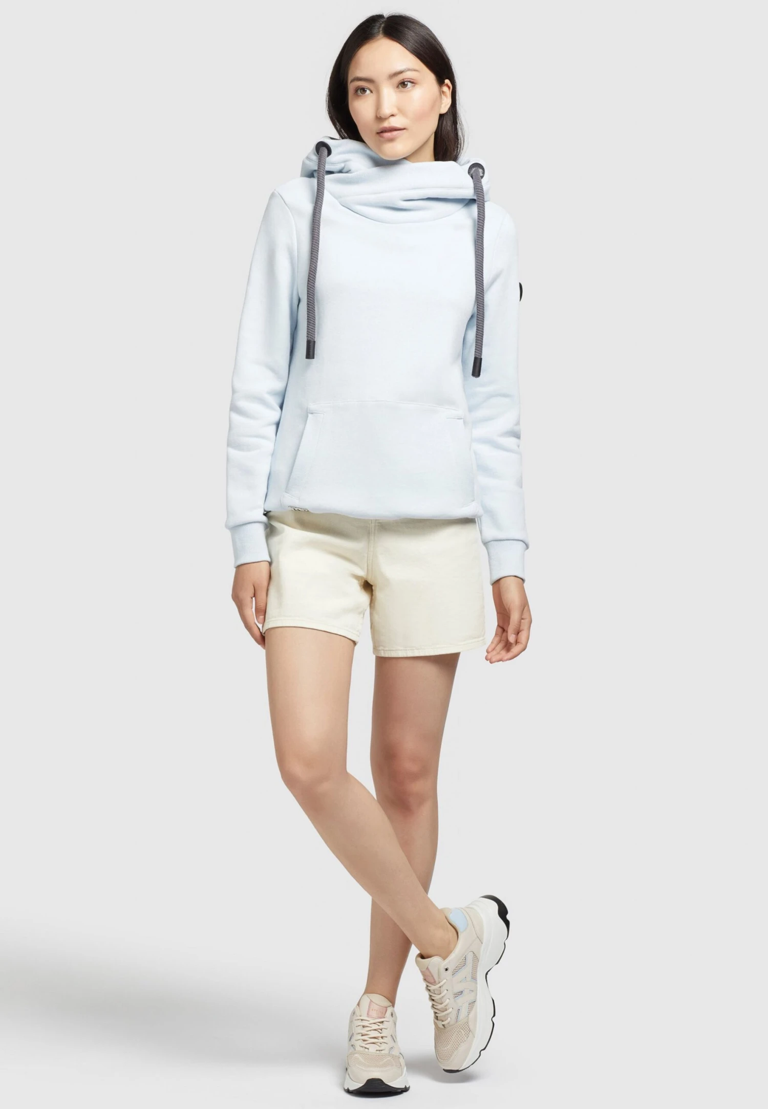 Khujo RhabeaFelpa Con CappuccioHellblau Donna Felpe KH121J077-K11 6 Khujo RhabeaFelpa Con CappuccioHellblau Donna Felpe KH121J077-K11 - immagine 6