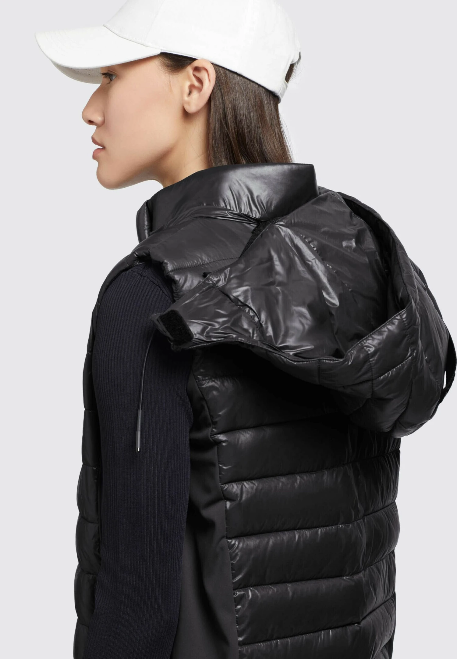 Khujo Becca ShinySmanicatoSchwarz Donna Giacche E Blazer KH121U18G-Q11 7 Khujo Becca ShinySmanicatoSchwarz Donna Giacche E Blazer KH121U18G-Q11 - immagine 7