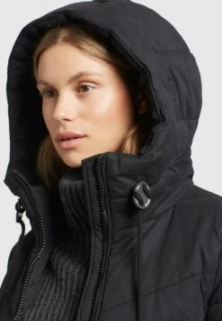 Khujo Aribay PeachedCappotto InvernaleSchwarz Donna Cappotti KH121U0Z2-Q11 -Khujo Negozio di alimentari d08a2e13b4ad41b8a4242dc8f05145f3