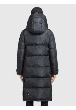 Khujo DakotaCappotto InvernaleDunkelblau Gemustert Donna Cappotti KH121U14X-K11 -Khujo Negozio di alimentari d144bdbcb78b47c79770239eb69e1889