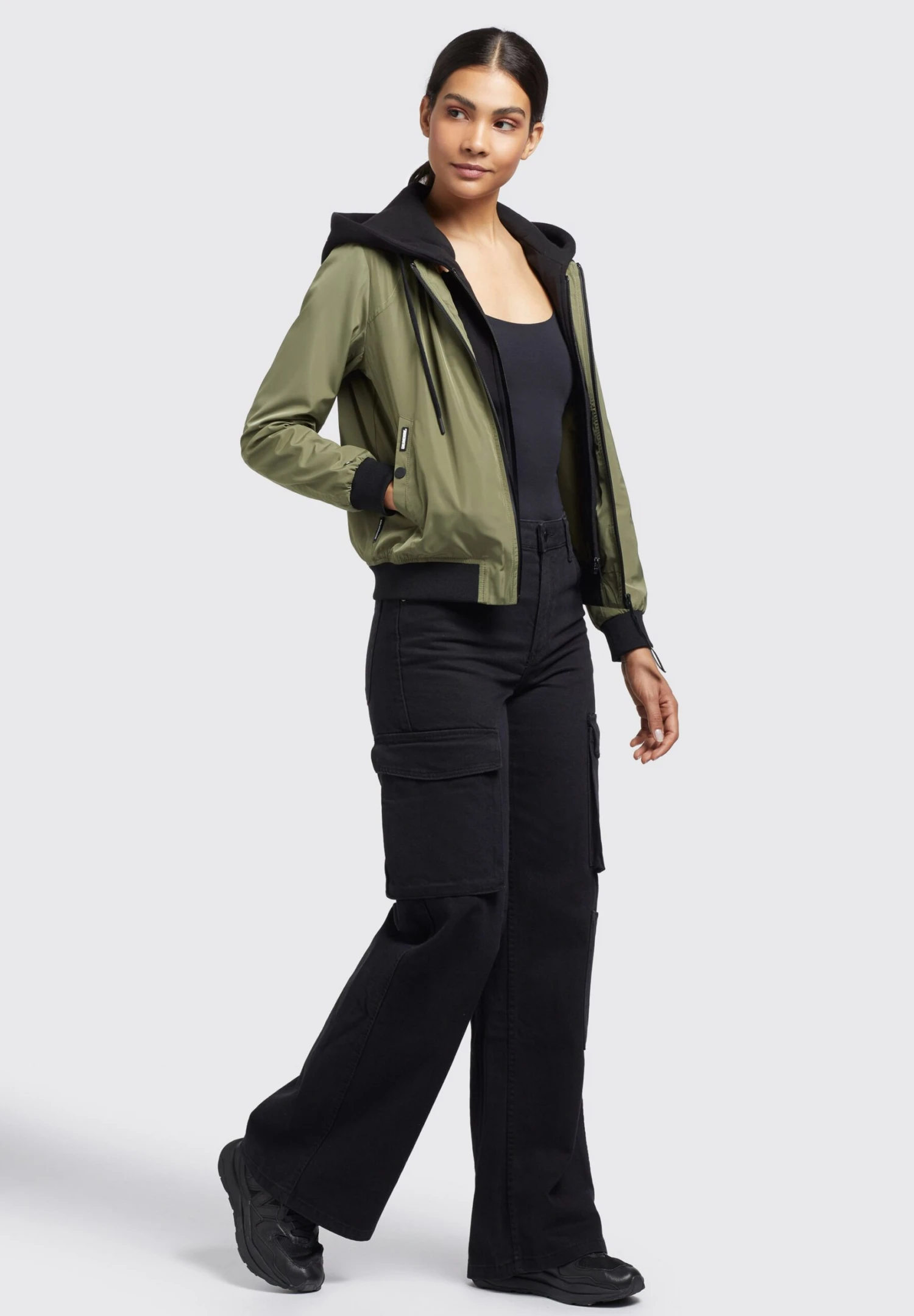 Khujo PerseeGiacca Da Mezza StagioneOlivgrün Donna Giacche E Blazer KH121U18Z-N11 5 Khujo PerseeGiacca Da Mezza StagioneOlivgrün Donna Giacche E Blazer KH121U18Z-N11 - immagine 5