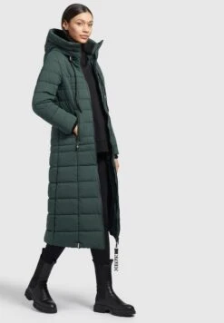 Khujo Casca2 PeachedCappotto InvernaleBlaugrün Donna Cappotti KH121U1BM-M11 -Khujo Negozio di alimentari d71c909bb5574ab8a476e4880dd6cdd2