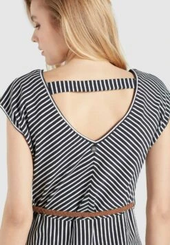 Khujo LeifaVestito EstivoDunkelblau-Weiß Gestreift Donna Vestiti KH121C0D1-K11 -Khujo Negozio di alimentari d9578bcc901d476fbd35311a786ffd2c