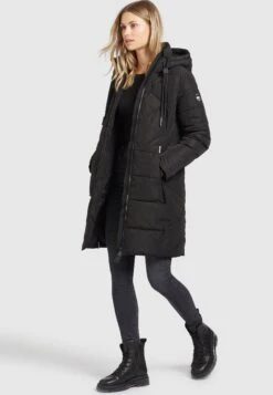 Khujo Elessa2Cappotto InvernaleSchwarz Donna Cappotti KH121U103-Q11 -Khujo Negozio di alimentari dbc2929673ad462dad3e1930321b3cc4