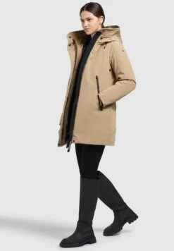 Khujo Viona4Cappotto InvernaleBeige Donna Cappotti KH121U1CS-B11 -Khujo Negozio di alimentari dc8ec8a0135c47af9ebd915fa3f7448f