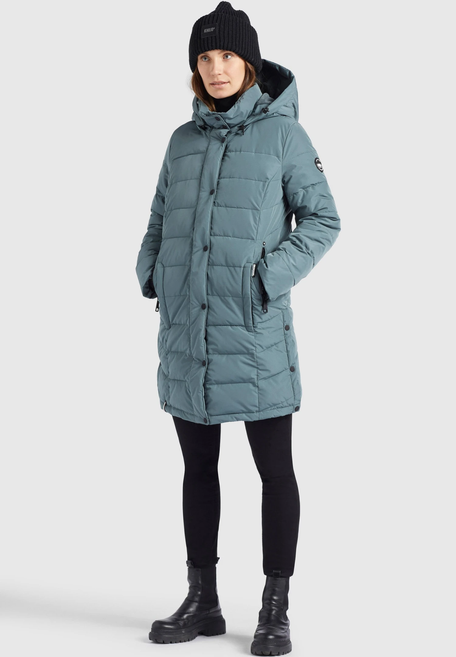Khujo Delinas2Cappotto InvernaleBlaugrau Donna Cappotti KH121U0ZH-K12 4 Khujo Delinas2Cappotto InvernaleBlaugrau Donna Cappotti KH121U0ZH-K12 - immagine 4