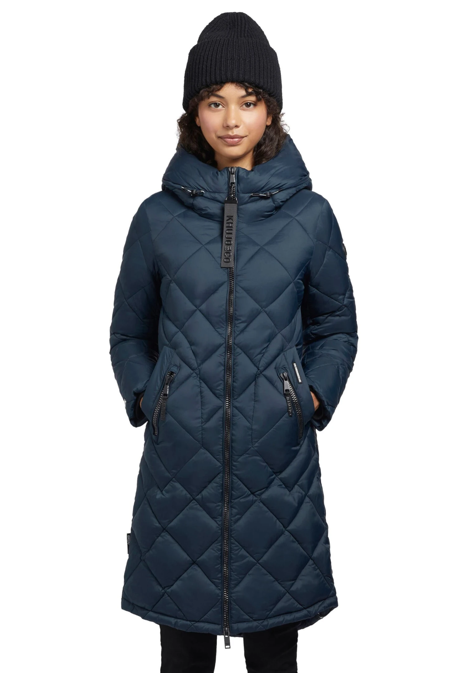 Khujo ZaritaCappotto InvernaleDunkelblau Donna Cappotti KH121U1B4-K11 8 Khujo ZaritaCappotto InvernaleDunkelblau Donna Cappotti KH121U1B4-K11 - immagine 8