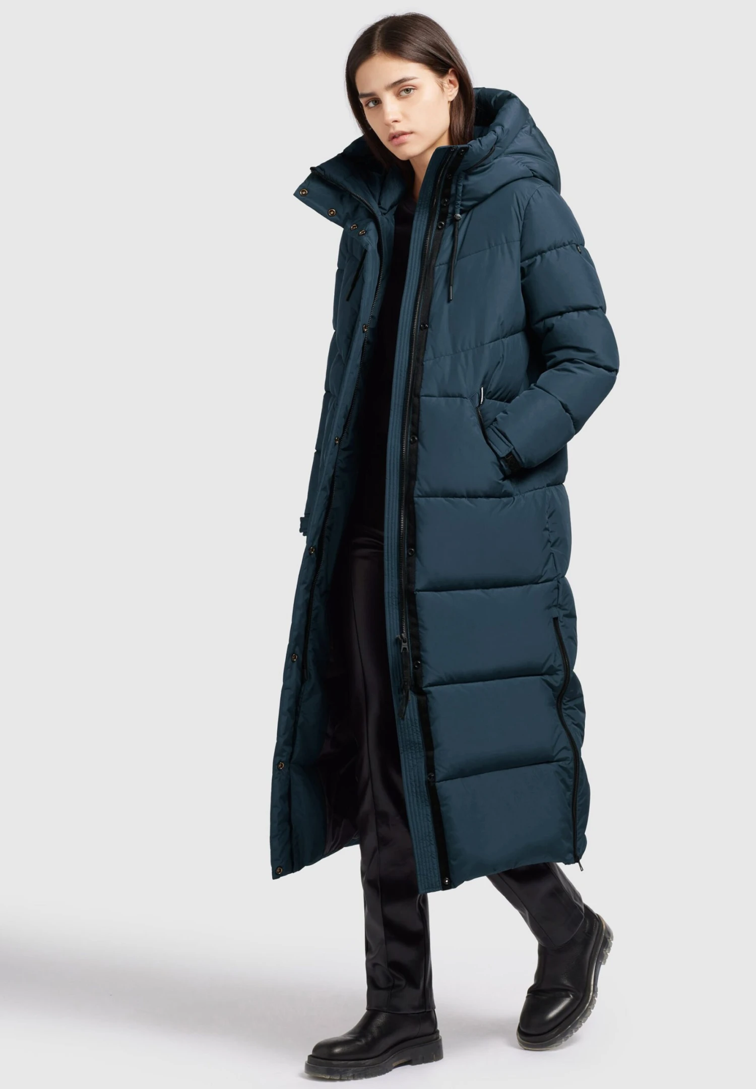 Khujo ShimantaCappotto InvernaleDunkelblau Donna Cappotti KH121U1AJ-K11 6 Khujo ShimantaCappotto InvernaleDunkelblau Donna Cappotti KH121U1AJ-K11 - immagine 6