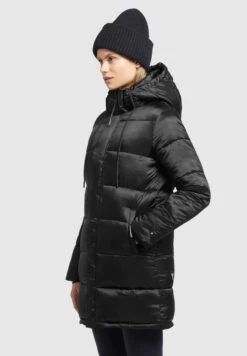 Khujo Word SatinCappotto InvernaleSchwarz Donna Cappotti KH121U157-Q11 -Khujo Negozio di alimentari eea2f99f40664464b0e2f03151a005d3