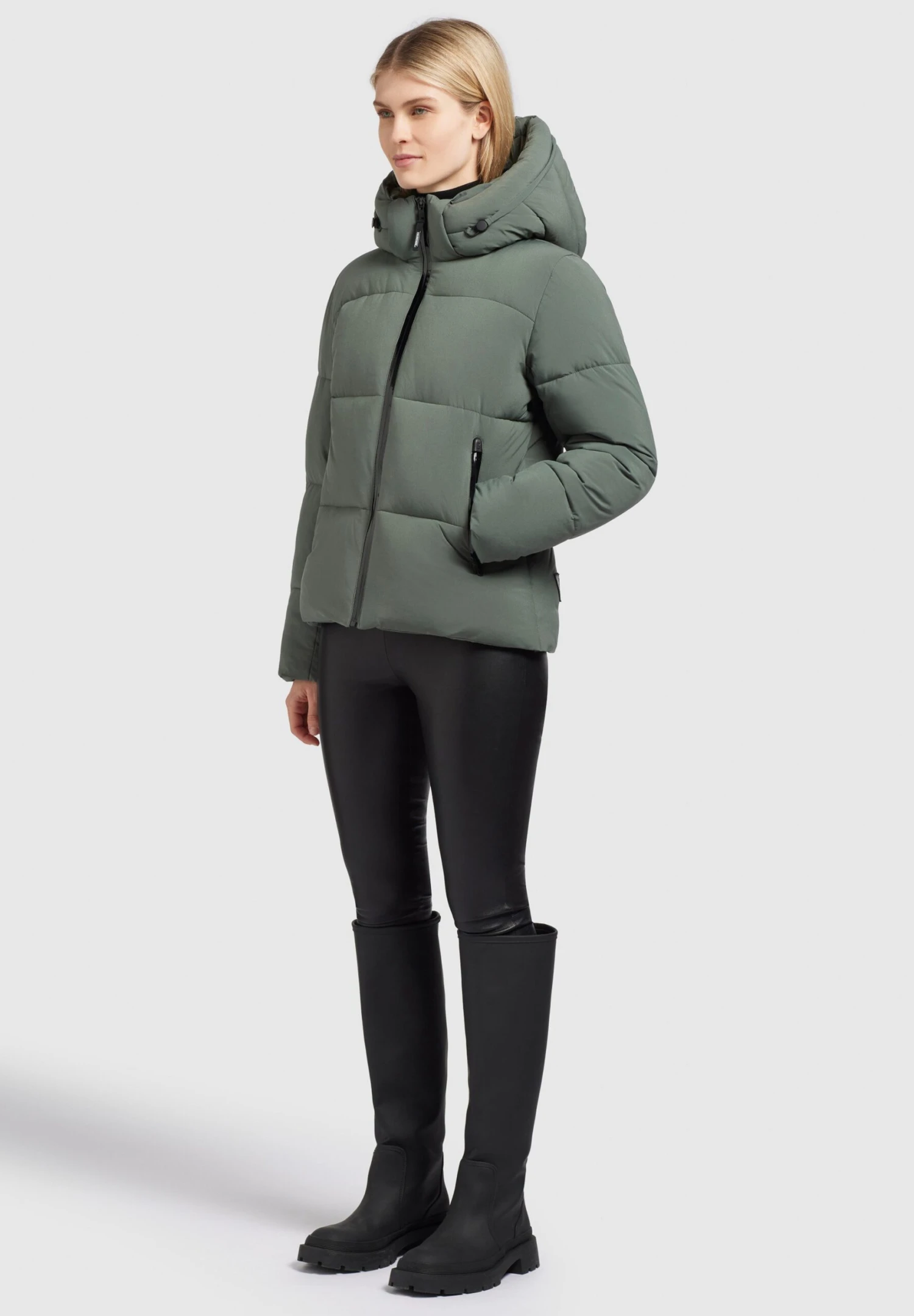 Khujo Valea MattGiacca InvernaleOlivgrau Donna Giacche E Blazer KH121U1BJ-N11 2 Khujo Valea MattGiacca InvernaleOlivgrau Donna Giacche E Blazer KH121U1BJ-N11 - immagine 2