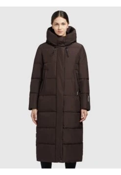 Khujo Soulani2Cappotto InvernaleDunkelbraun Donna Cappotti KH121U19Q-O11 -Khujo Negozio di alimentari f30fe8a64b884cb4932129116222c076