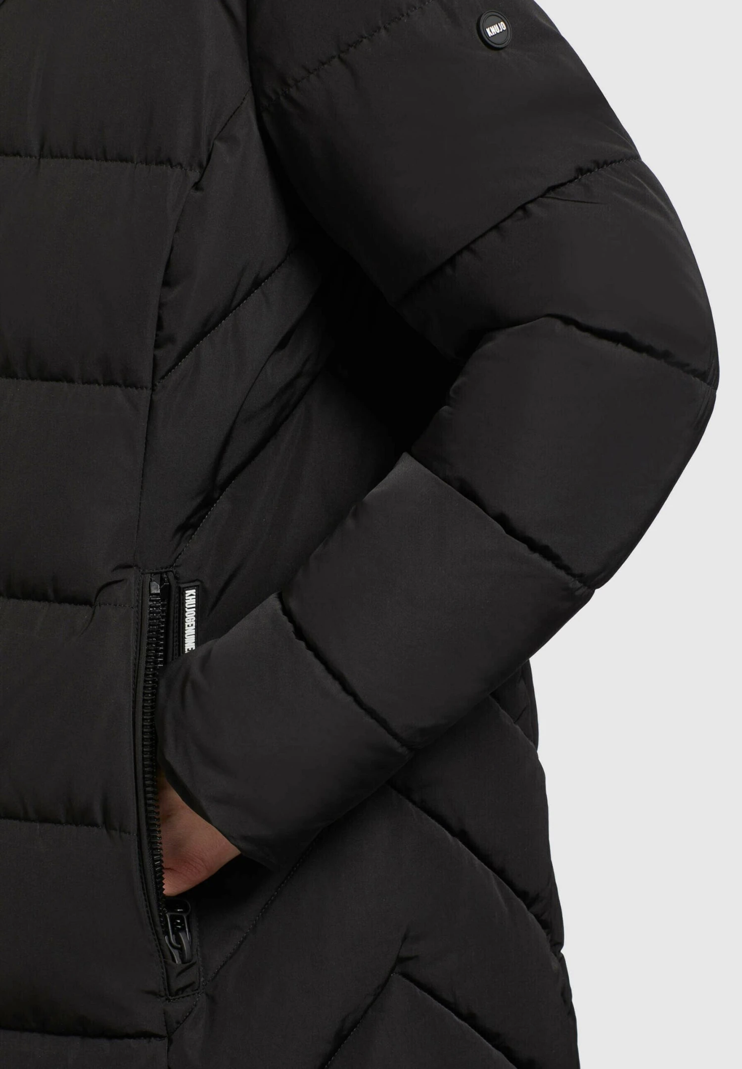 Khujo GamberCappotto InvernaleSchwarz Donna Cappotti KH121U13O-Q11 6 Khujo GamberCappotto InvernaleSchwarz Donna Cappotti KH121U13O-Q11 - immagine 6