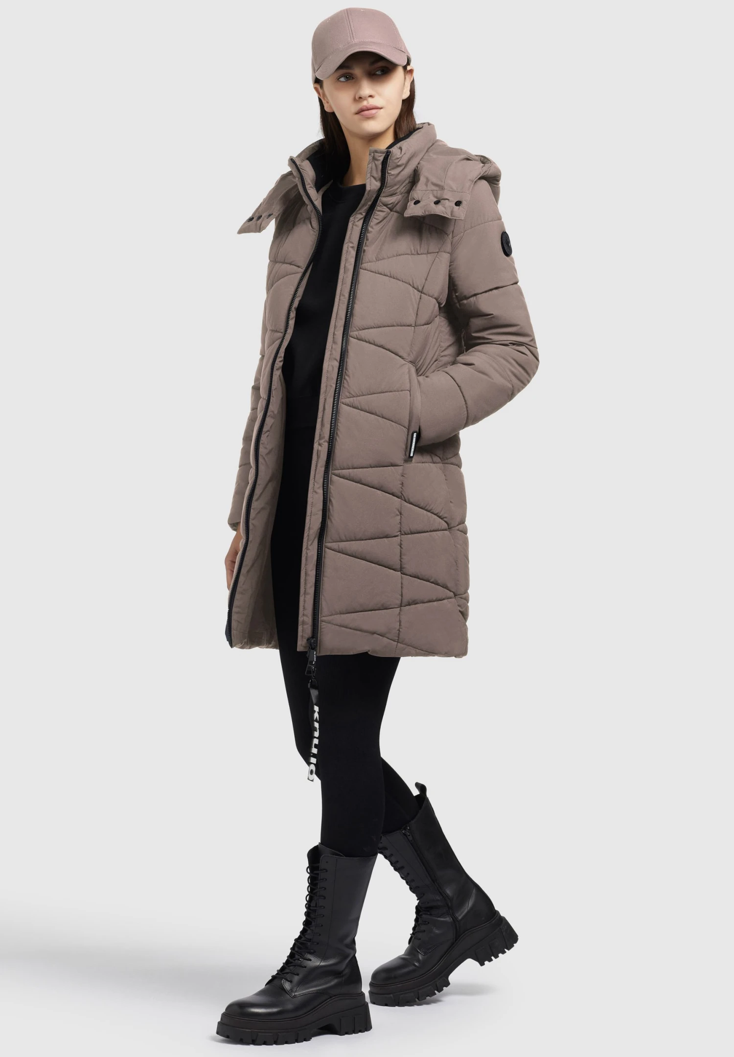 Khujo Fitt2 LightCappotto InvernaleTaupe Donna Cappotti KH121U1DB-C11 7 Khujo Fitt2 LightCappotto InvernaleTaupe Donna Cappotti KH121U1DB-C11 - immagine 7