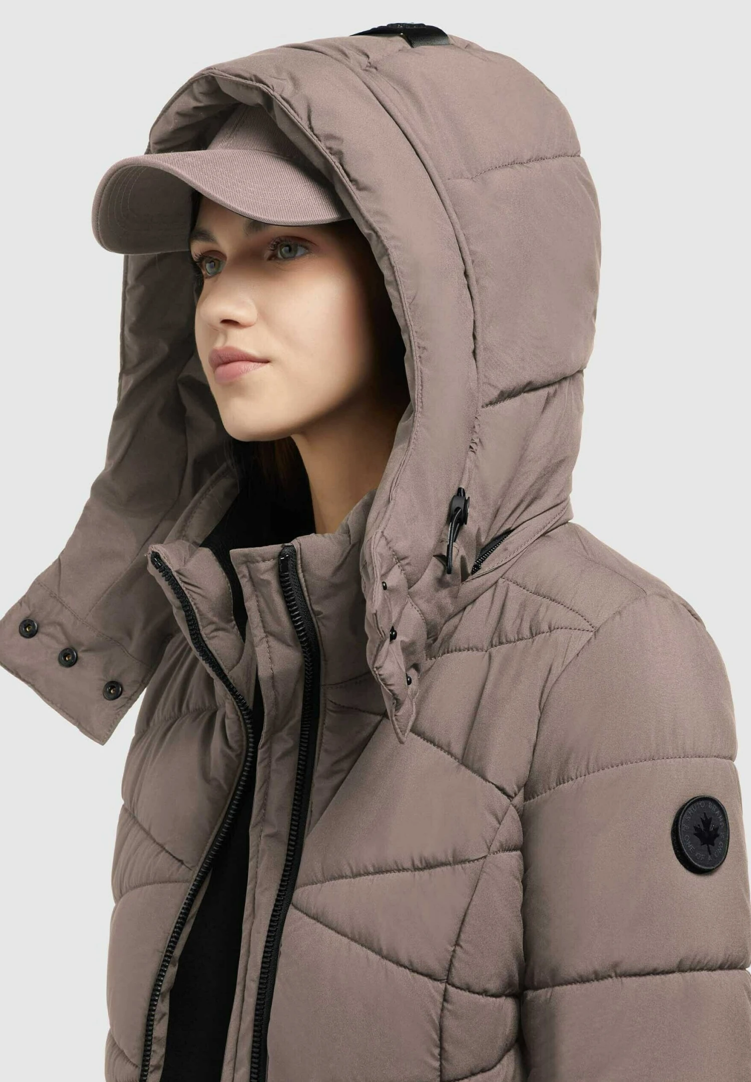 Khujo Fitt2 LightCappotto InvernaleTaupe Donna Cappotti KH121U1DB-C11 4 Khujo Fitt2 LightCappotto InvernaleTaupe Donna Cappotti KH121U1DB-C11 - immagine 4