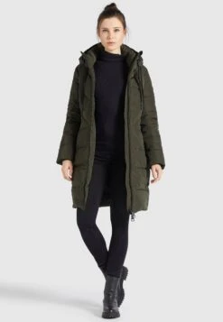 Khujo Elessa2Cappotto InvernaleDunkeloliv Donna Cappotti KH121U103-N11