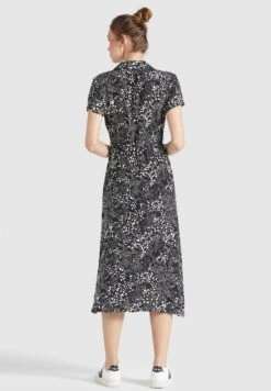 Khujo GoyaAbito A CamiciaSchwarz Weiß Gemustert Donna Vestiti KH121C0CX-Q11 -Khujo Negozio di alimentari fc454dd8984940deb0258a1d7442dd19