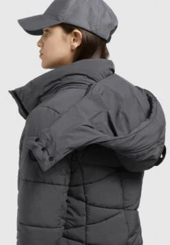 Khujo Fitt2 LightCappotto InvernaleAnthrazit Donna Cappotti KH121U1DB-Q11 -Khujo Negozio di alimentari fc57469b0d174047b013fe08cd167e8f