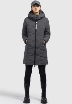 Khujo Fitt2 LightCappotto InvernaleAnthrazit Donna Cappotti KH121U1DB-Q11 -Khujo Negozio di alimentari fd4304bda2734c7e9ca084b6d9f97d75